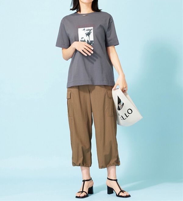 BELLUNA（ベルーナ）の「ヒンヤリ！綿１００％大人フォトプリントＴシャツ（Tシャツ）」｜詳細画像