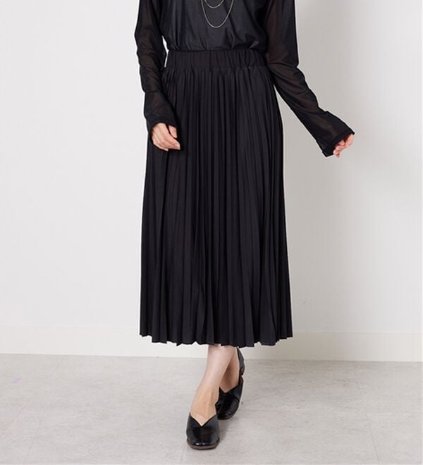BELLUNA（ベルーナ）の「洗っても形が崩れにくい！プリーツスカート（ロングスカート）」｜詳細画像