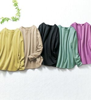 BELLUNA（ベルーナ）の「もちっとなめらか！大人顔サマ見えプルオーバー（カットソー）」｜詳細画像