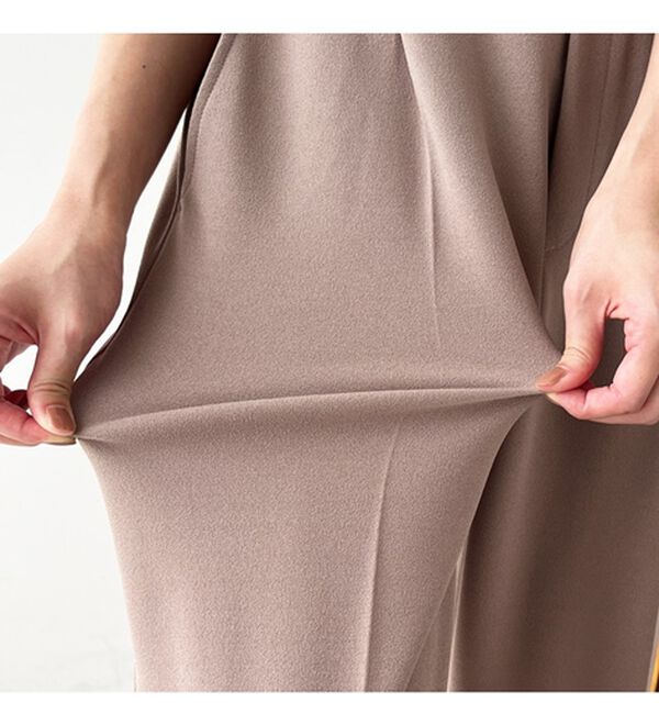 GeeRA（ジーラ）の「美脚魅せタックワイドスラックスパンツ（ワイドパンツ・ガウチョ）」｜詳細画像