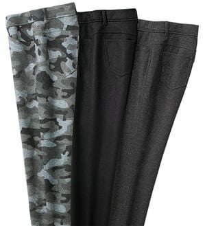 ルフラン（ルフラン）の「【３本組】ジャカードパンツ＜ポルティー＞（フルレングスパンツ）」｜3本組