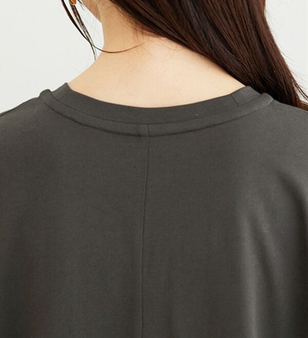BELLUNA（ベルーナ）の「ひんやり！綿混裾ラウンドプルオーバー（カットソー）」｜詳細画像