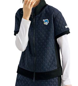 BELLUNA（ベルーナ）の「【タキシードサム】リブ切替キルト風ベスト（ベスト）」｜詳細画像