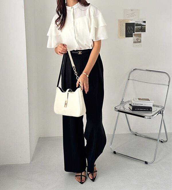 GeeRA（ジーラ）の「ティアード袖ブラウス（ブラウス）」｜詳細画像