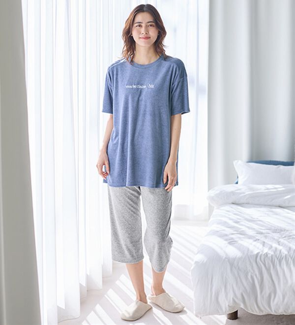 LAVIENNE（ラヴィエンヌ）の「【上質な寝心地を】良眠仕様パイル素材パジャマ＜マリクレールビス＞（パジャマ・ルームウェア）」｜詳細画像