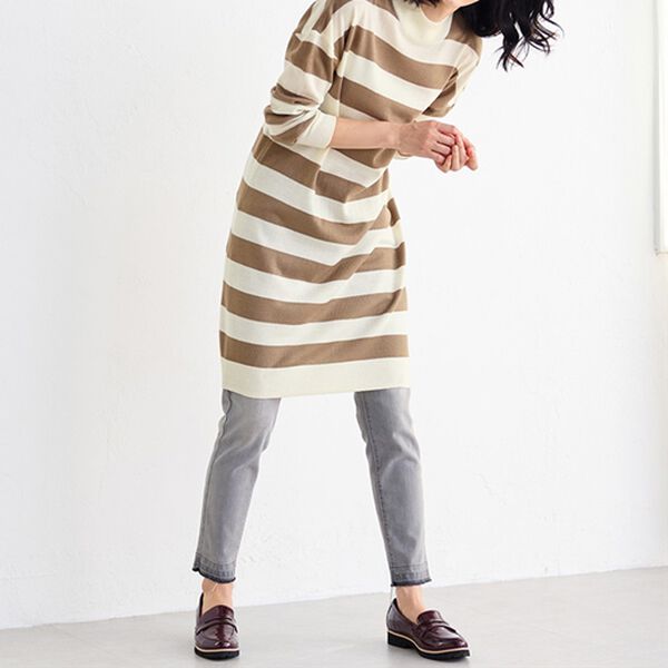 RANAN（ラナン）の「カシミヤタッチニットワンピース（ニットワンピース）」｜詳細画像