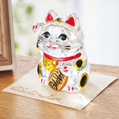 「キラッと光る　小判招き猫（インテリア雑貨）」