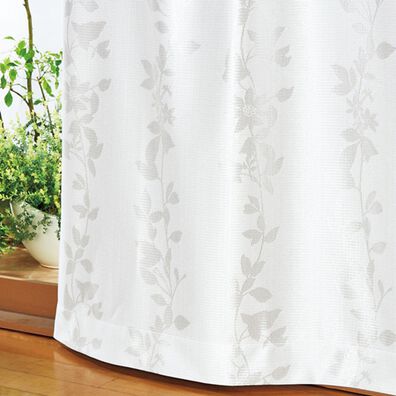 「一年中お役立ちエコレースカーテン「エコファイン」（レースカーテン）」