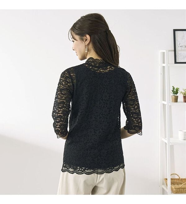 BELLUNA（ベルーナ）の「脱Ｔシャツレースインナー（ブラウス）」｜詳細画像