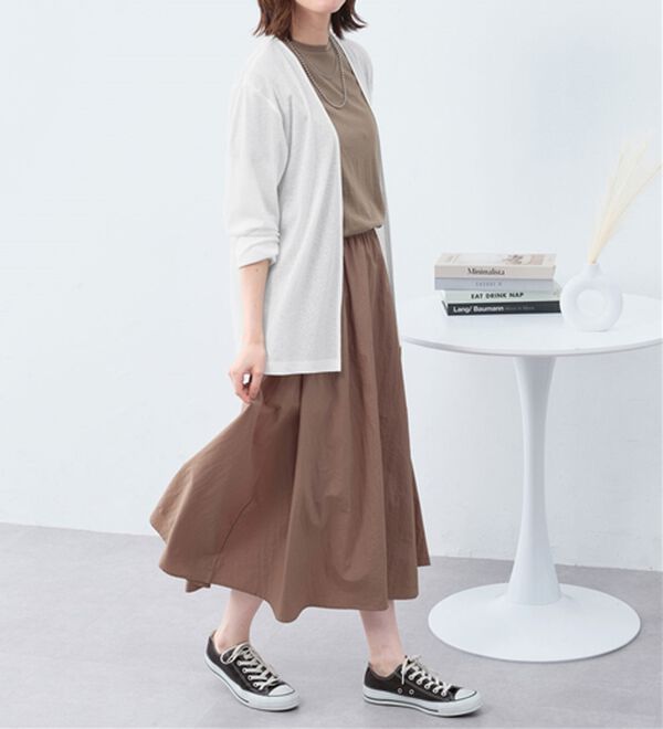 Viola e Viola（ヴィオラ エ ヴィオラ）の「【選べる丈】こなれカーデ（その他カーディガン）」｜詳細画像