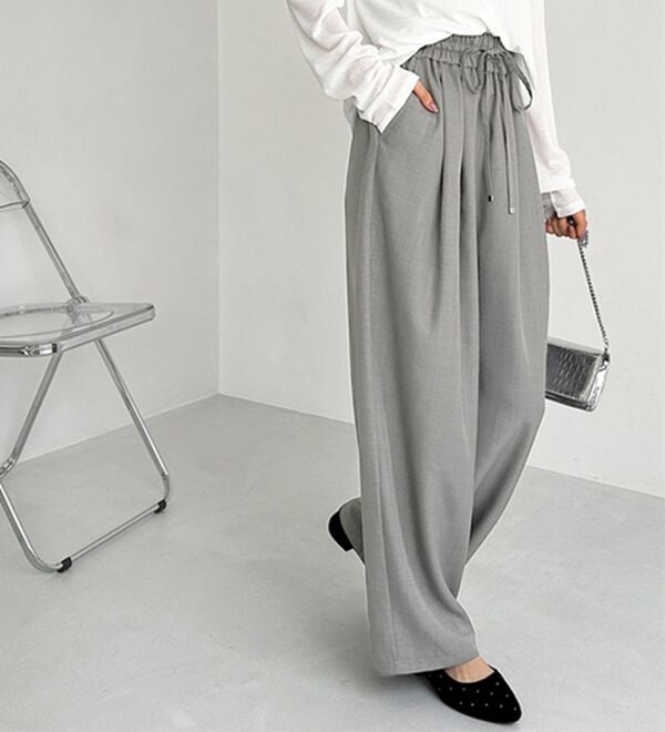 GeeRA（ジーラ）の「【体型カバー】上品なのにラクちんワイドパンツ（フルレングスパンツ）」｜詳細画像