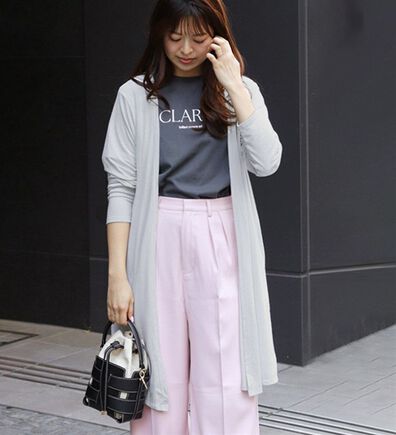 Pierrot（ピエロ）の「【Ｍ～３Ｌ】【選べる２丈】接触冷感トッパーカーディガン（その他カーディガン）」