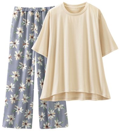 LAVIENNE（ラヴィエンヌ）の「【寝苦しさにさよなら】風がス～っと肌さら！涼しいメッシュ使いパジャマ（パジャマ・ルームウェア）」