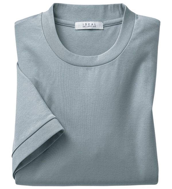 「＜ＳＯＬＵＮＩＡ＞ジャケットスタイルが決まる専用Ｔシャツ（メンズＴシャツ）」｜サックスグレー