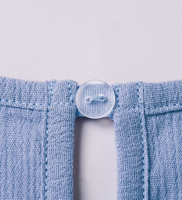 「サラッと涼しい楊柳ワンピース（パジャマ・ルームウェア）」｜詳細画像