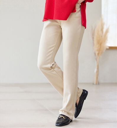 BELLUNA（ベルーナ）の「【裏起毛有無】ジャストフィットらくらくパンツ（フルレングスパンツ）」