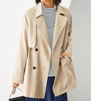 BELLUNA（ベルーナ）の「花粉対策！ライナー付ミドル丈トレンチコート（ハーフコート）」｜詳細画像