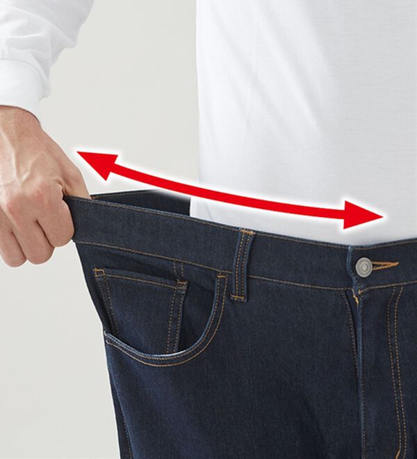 「＜ホカロン＞ポカポカ快適ジーンズ（メンズデニムパンツ）」｜詳細画像