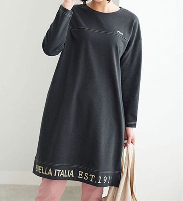 BELLUNA（ベルーナ）の「＜ＦＩＬＡ＞配色ステッチデザインワンピース（その他ワンピース）」｜詳細画像