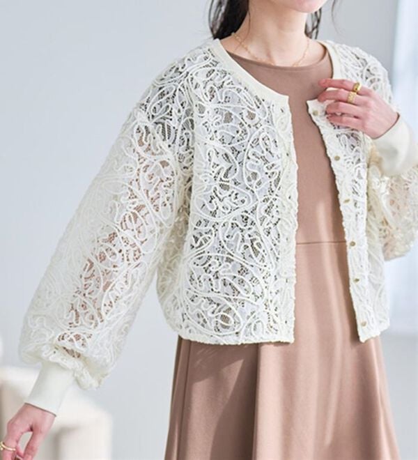 RANAN（ラナン）の「シアーレースカーディガン（その他カーディガン）」｜詳細画像