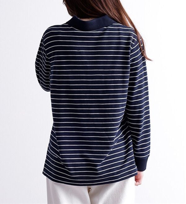 ルフラン（ルフラン）の「ナノプラチナ加工長袖ポロシャツ（ポロシャツ）」｜詳細画像