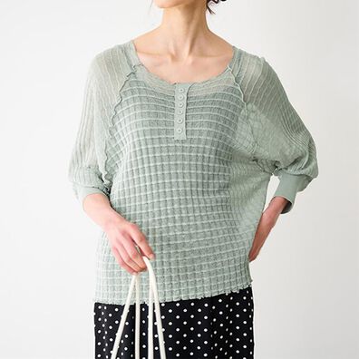 RANAN（ラナン）の「シアーニットプルオーバー（ニット・セーター）」