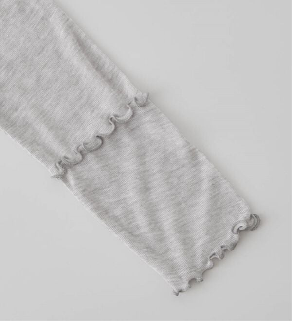 RANAN（ラナン）の「ギャザーデザインシアーTシャツ（Tシャツ）」｜詳細画像