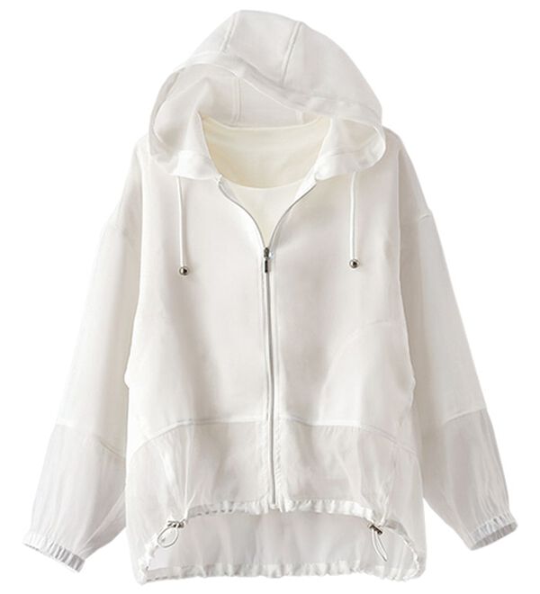 BELLUNA（ベルーナ）の「コロンと可愛いメッシュ素材パーカー（その他ジャケット）」｜詳細画像