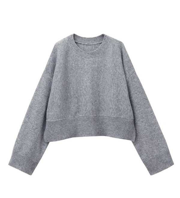 GeeRA（ジーラ）の「ふわふわ素材ワイドスリーブショートニット（ニット・セーター）」｜詳細画像