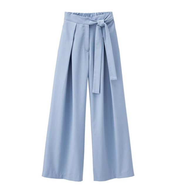 RANAN（ラナン）の「リボンデザインボックスタックワイドパンツ（ワイドパンツ・ガウチョ）」｜詳細画像