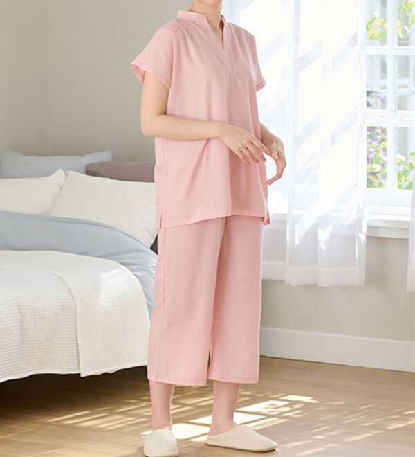LAVIENNE（ラヴィエンヌ）の「ゆるっとラクちん！涼やかパジャマ（パジャマ・ルームウェア）」｜ローズ