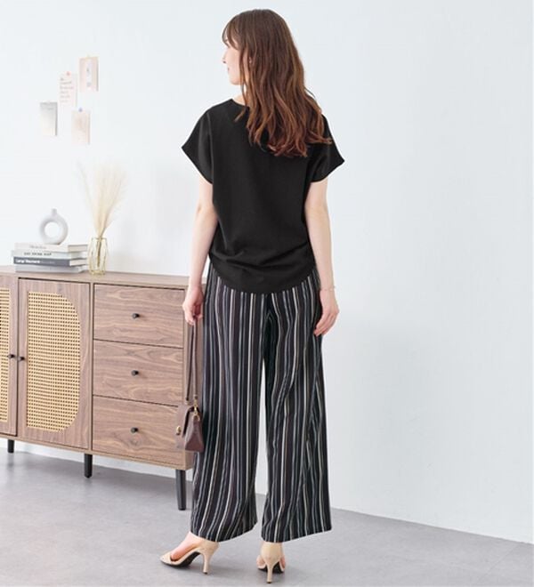 alotta（アロッタ）の「【２点セット】ひんやり涼しいこなれセットアップ（セットアップ）」｜詳細画像