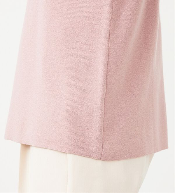 BELLUNA（ベルーナ）の「袖起毛レースニットプルオーバー（ニット・セーター）」｜詳細画像