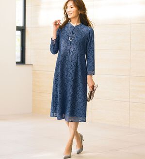 ルフラン（ルフラン）の「総レースカラーワンピース（その他ワンピース）」｜詳細画像