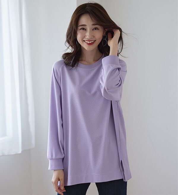 BELLUNA（ベルーナ）の「サイド切替ゆったりチュニック（チュニック）」｜詳細画像