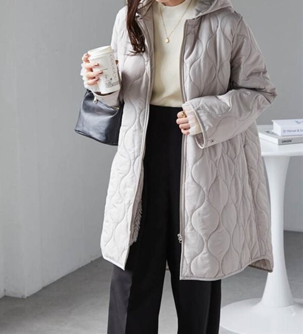 RANAN（ラナン）の「３ｗａｙキルティングロングコート（ロングコート）」｜詳細画像