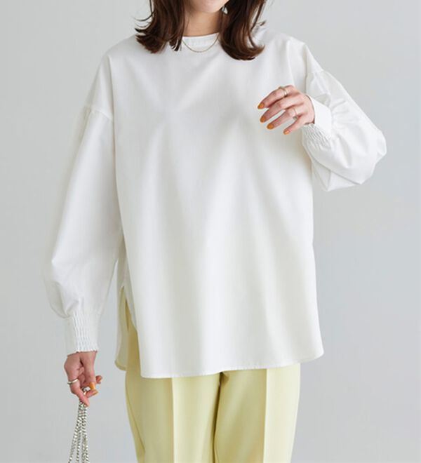 Pierrot（ピエロ）の「２ｗａｙパールボタンブラウス（ブラウス）」｜詳細画像