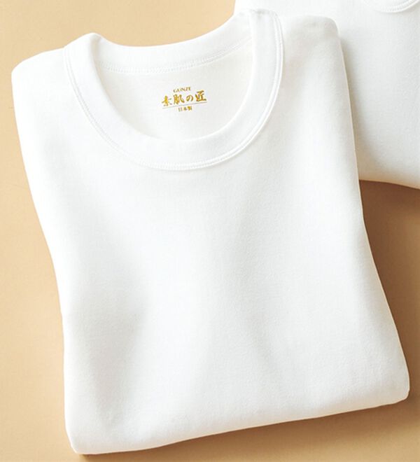 「【３枚組】＜ＧＵＮＺＥ&times;ベルーナ＞素肌の匠（Ｒ）日本製綿１００％インナー（メンズ肌着・インナーウェア）」｜詳細画像