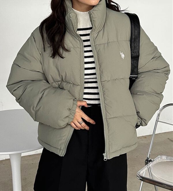 RANAN（ラナン）の「＜U.S.POLO ASSN.＞中綿ショートブルゾン（ブルゾン）」｜詳細画像