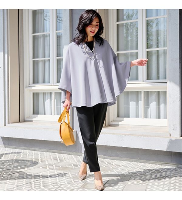 RANAN（ラナン）の「ジャケット代わりになる着るストール（その他カーディガン）」｜詳細画像