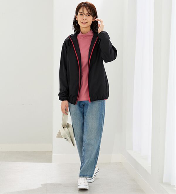 BELLUNA（ベルーナ）の「吸湿発熱ハイネックプルオーバー（カットソー）」｜詳細画像