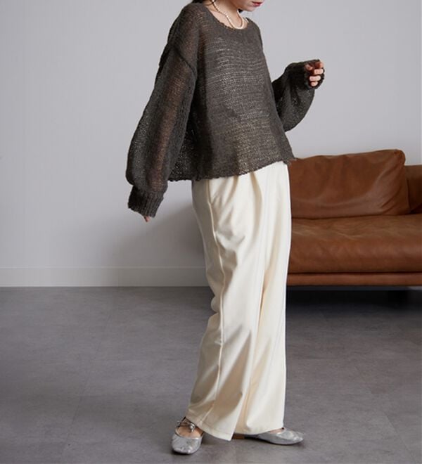 RANAN（ラナン）の「モヘアライクローゲージニット（ニット・セーター）」｜詳細画像