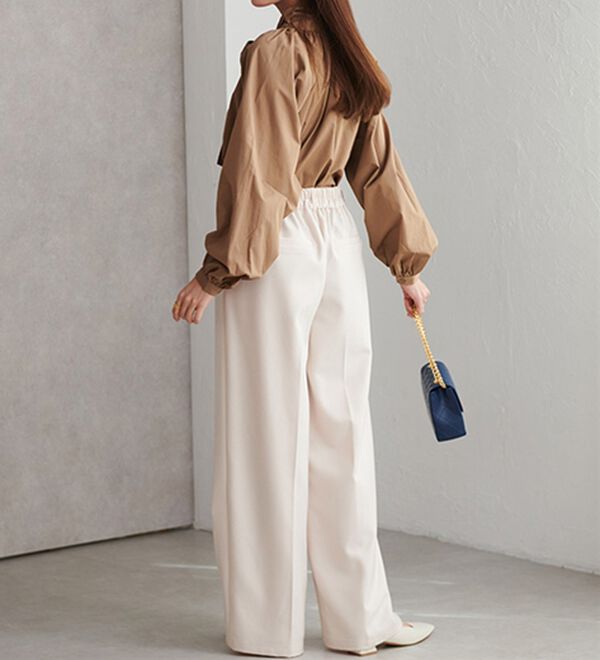 RANAN（ラナン）の「ボリュームボウタイブラウス（ブラウス）」｜詳細画像