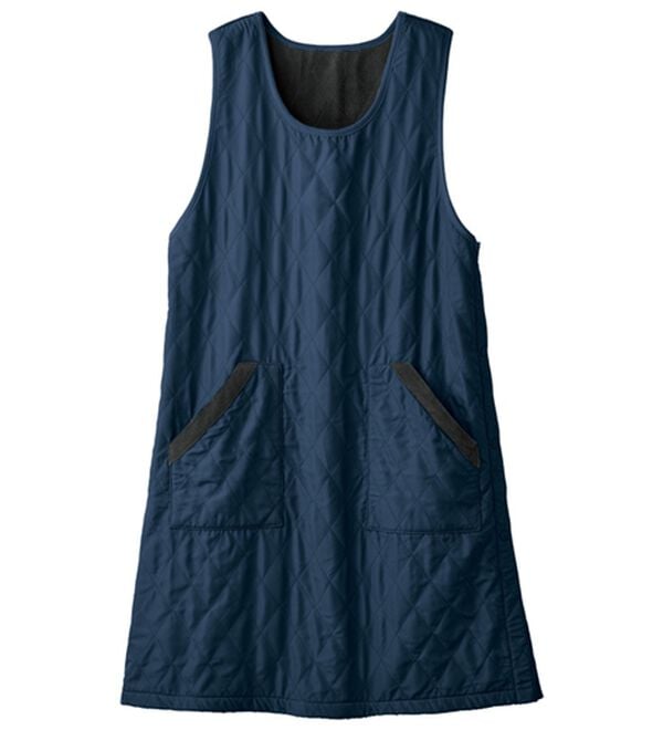 LAVIENNE（ラヴィエンヌ）の「裏フリースあったかキルトエプロン（エプロン）」｜詳細画像