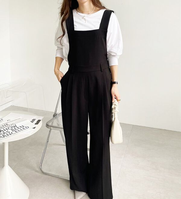 バックデザインサロペット - ベルーナ【公式】