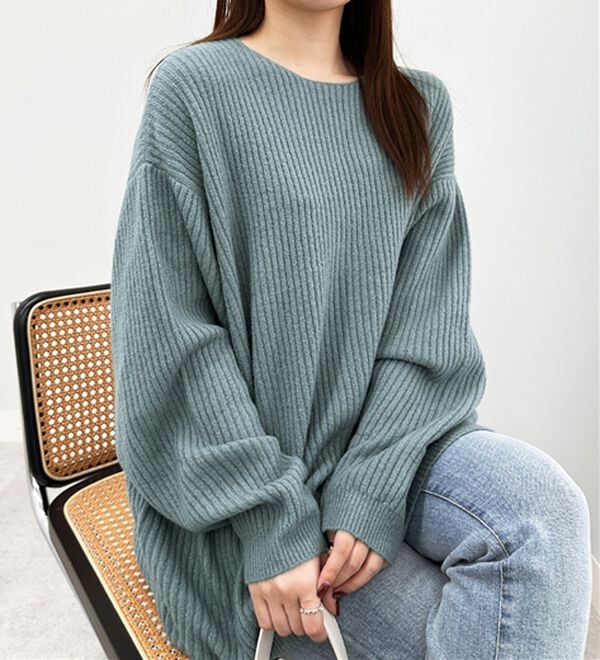 alotta（アロッタ）の「もっちりゆるニットトップス（ニット・セーター）」｜詳細画像
