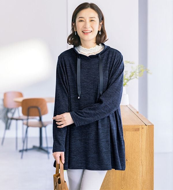 ルフラン（ルフラン）の「【４色組】まるっと隠せるふんわりチュニック（チュニック）」｜詳細画像