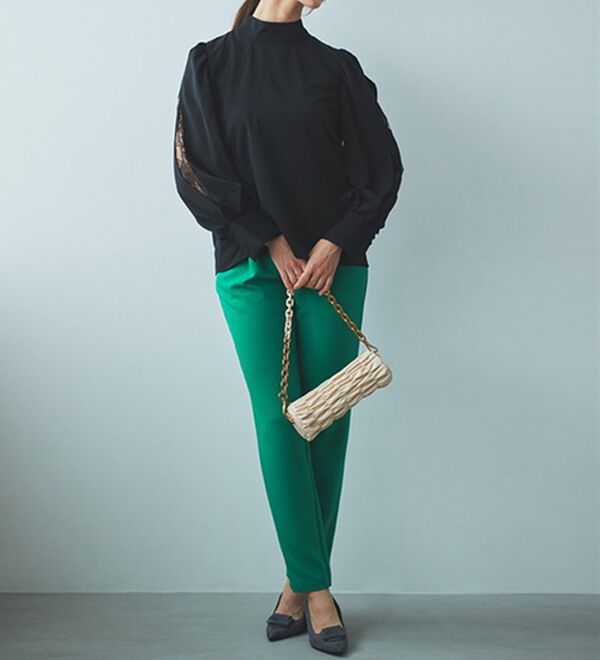 RANAN（ラナン）の「袖スリットレースブラウス（ブラウス）」｜詳細画像