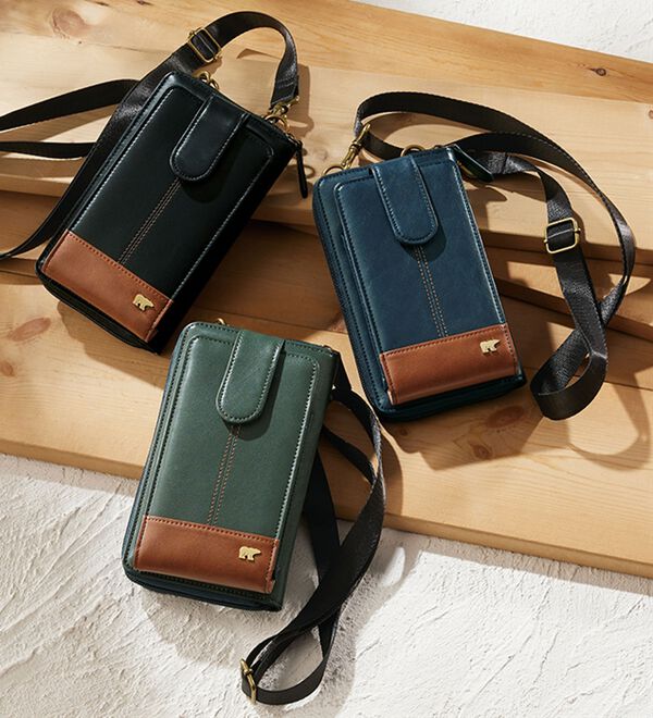 「＜ゴールデンベア＞大人のスマホ＆ウォレットポーチ（メンズショルダーバッグ）」｜詳細画像