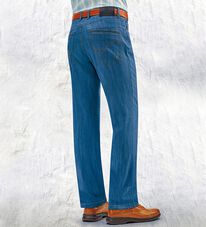 「＜コムルヴァン・オム＞涼感翡翠ジーンズ（メンズデニムパンツ）」